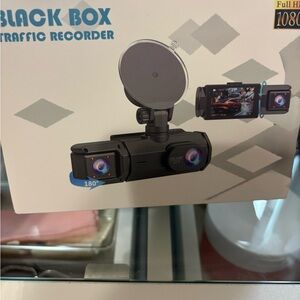 Traffic Recorder Dual Dash Camera - Black